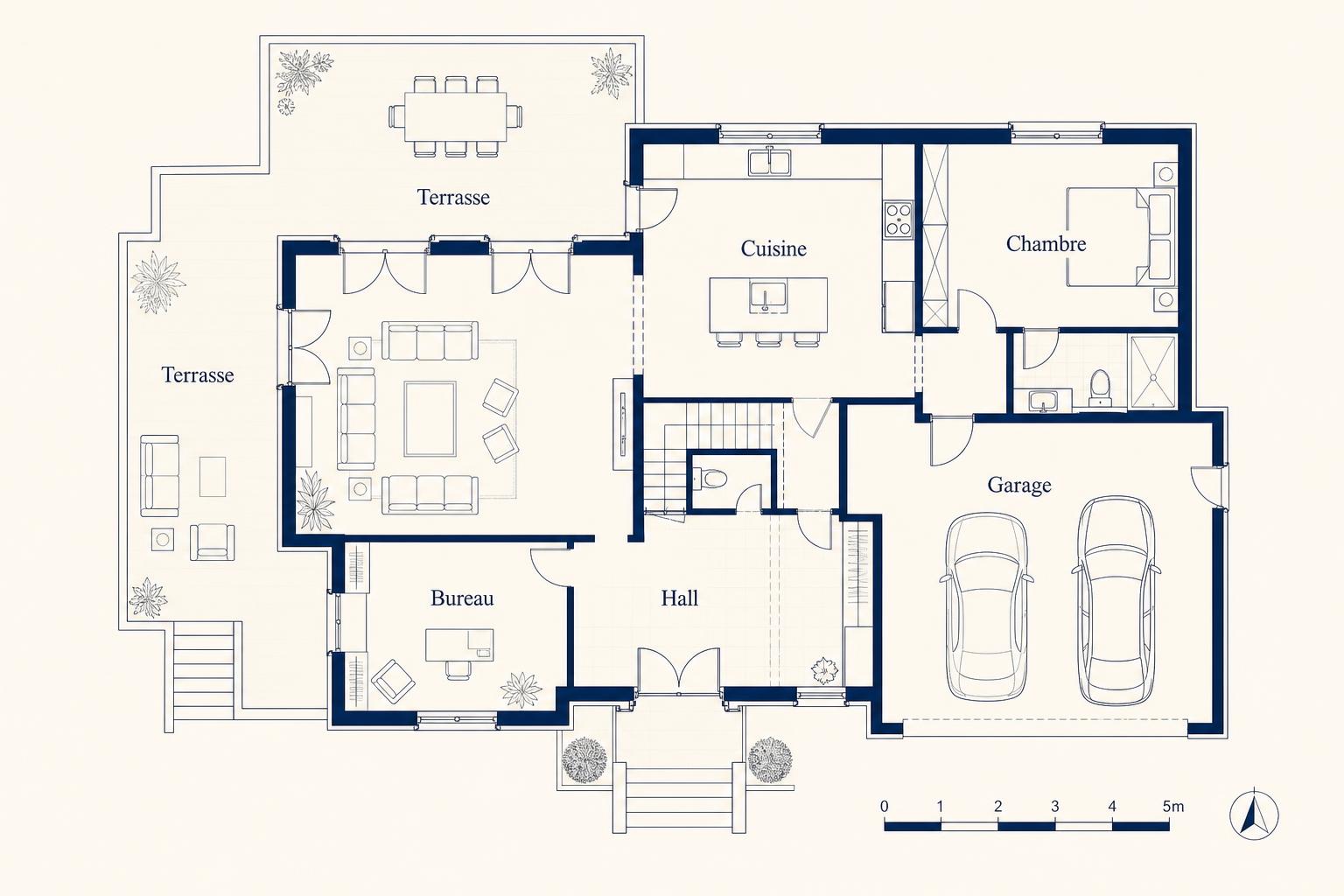 Plattegrond Loft aan het Eilandje